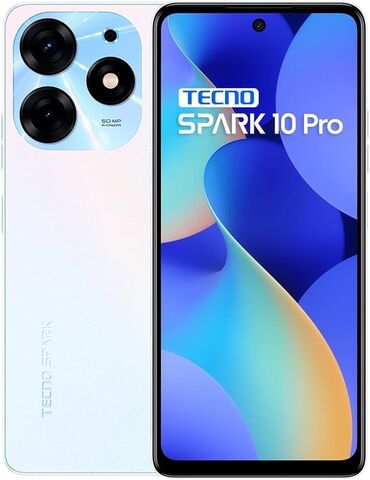 лампа для съёмок: Tecno Spark 10 Pro, түсү - Ак