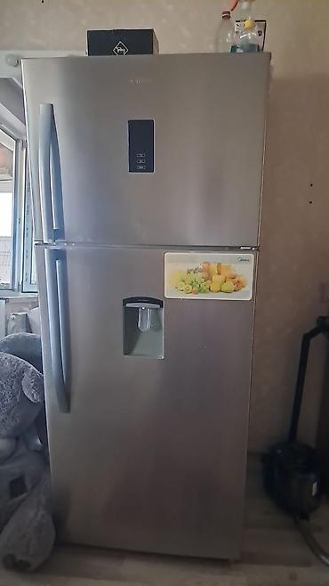 ikinci el soyuducu aliram: İşlənmiş 2 qapılı Midea Soyuducu Satılır, rəng - Gümüşü — 2