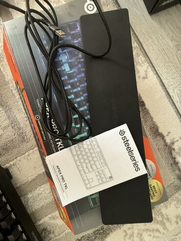 руль и педали для пк: Клавиатура, SteelSeries, Механикалык, Зымдуу туташтыруу, Өлчөмү: 80%