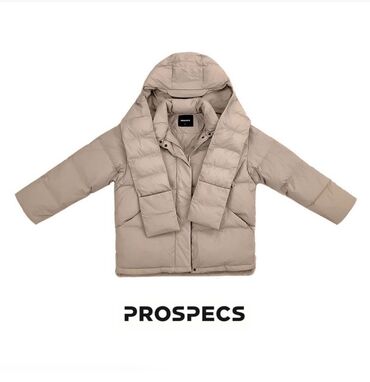 легкая куртка: Женская куртка южнокорейского бренда Prospect нейтрально бежевого