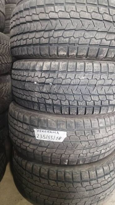 шины 23555 r18: Шины 235 / 55 / R 18, Зима, Б/у, Комплект, Внедорожные (АТ/МТ), Япония, Yokohama