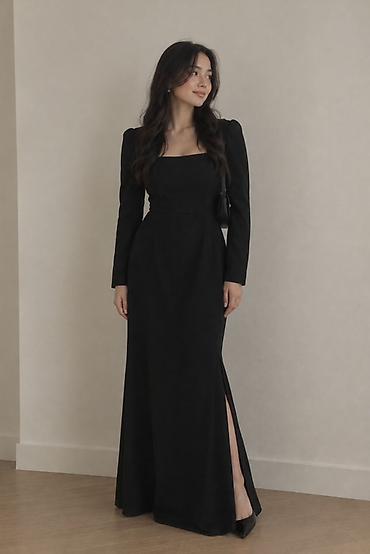 Вечернее платье, Коктейльное, Длинная модель, С рукавами, M at lalafo.kg Вечернее платье, Коктейльное, Длинная модель, С рукавами, M