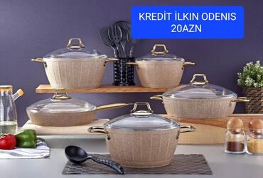 keramika qazan destleri: Qazan, rəng - Bej, Qranit, 2 l, Türkiyə