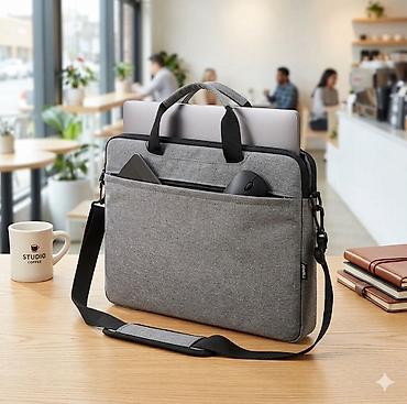 acer e1: 💼Сумка для ноутбука от 13 до 15,6 дюйм"С мягким подкладом ⚪Цвет серый — 1
