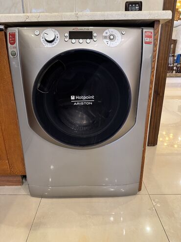 qabyuyan masin satilir: Paltaryuyan maşın Hotpoint Ariston, 9 kq, İşlənmiş, Avtomat, Qurutmasız, Kredit yoxdur, Ünvandan götürmə, Ödənişli çatdırılma