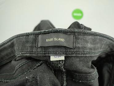 koszula emo: Spodnie jeansowe, River Island, 12 lat, 146/152, stan - Bardzo dobry — 4