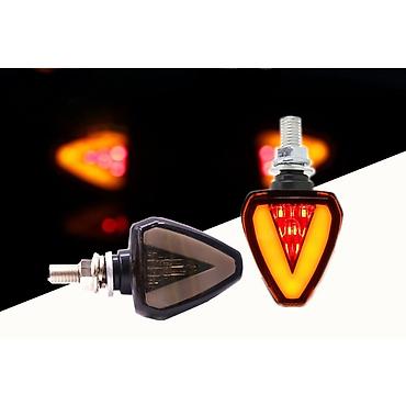 feromix gas: Led zmigavci za motor - univerzalni. Univerzalni led migavci za motor — 1