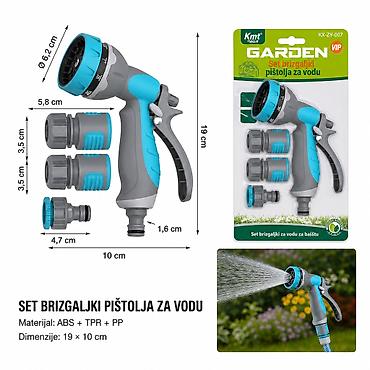 KMT Set pištolja za prskanje sa 7 funkcija 2904597 Višenamenski set