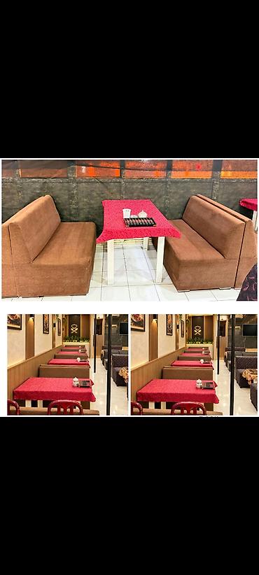 restoran divanları: Kafe restoran chay evi uchun divan desti her desti 190 Azn. 4destdir — 1