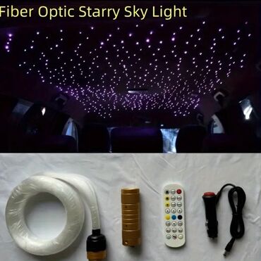 Сигнализация: Avtomobil üçün Fiber Optik “Ulduzlu Səma” LED işıq dəsti