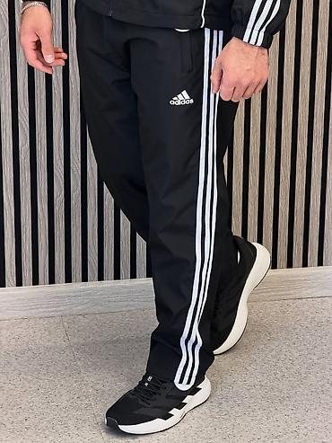 Kişi geyimləri: İdman dəsti, Adidas, Standart, rəng - Qara — 4