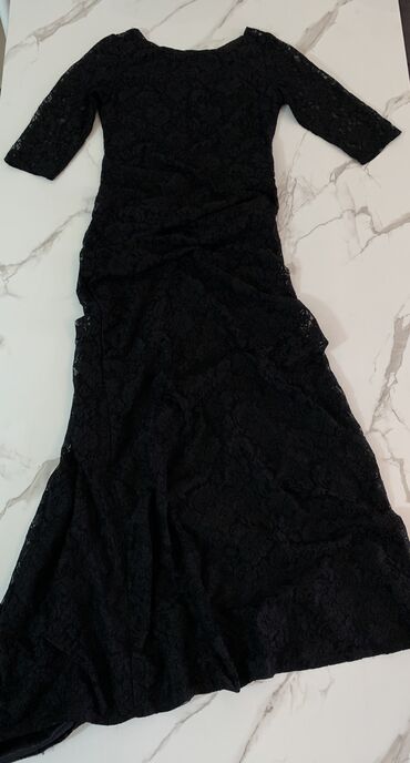 черно белые платья: Вечернее платье, Длинная модель