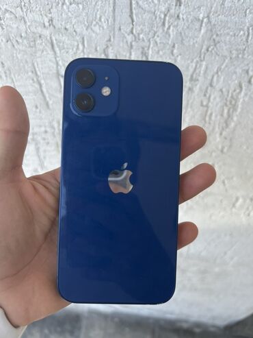 купить антенну для цифрового тв: IPhone 12, Колдонулган, 128 ГБ, Көк, Коргоочу айнек, 85 %