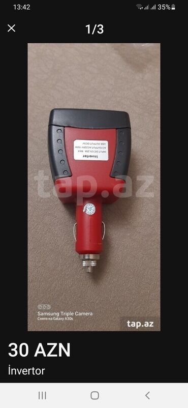 inventer: Inventor 12 voltu 220 ceviren bir mehsul.tezedir