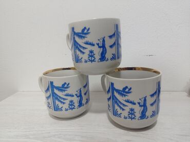 çay desmalı: Кружки, цвет - Белый, Керамика