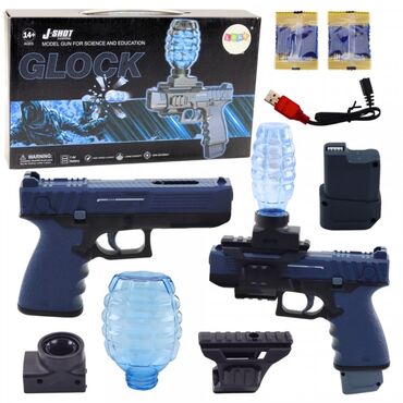 Игрушки: Без платная доставка 🔫 Игрушечный автомат GLOCK на гелевых шариках