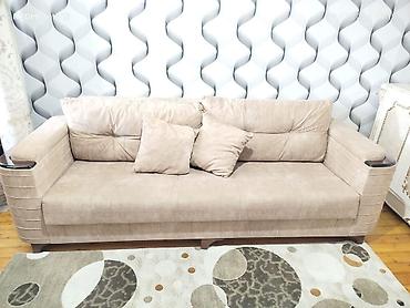 Digər mebel: F99Divan satılır 130₼. Açılır bazası var.Ünvan — 1