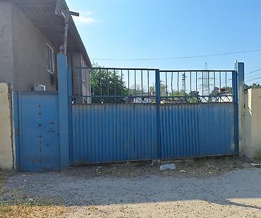 Həyət darvazaları: İşlənmiş Dəmir Həyət darvazası, 240 m, Mexaniki, Qapı ilə, rəng - Göy, Kredit yoxdur, Ödənişli quraşdırma, Ünvandan götürmə, Ödənişli çatdırılma — 2
