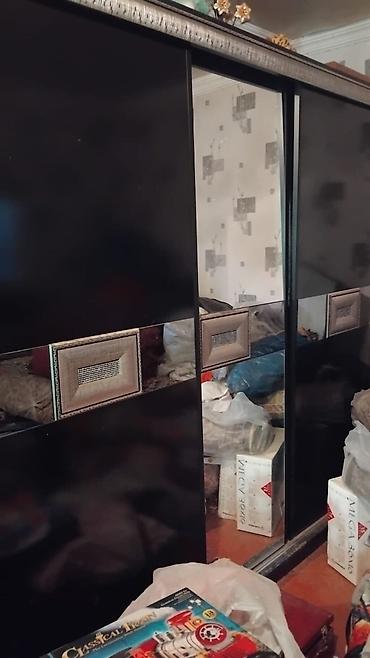 dolab isləmis: İşlənmiş, 2 qapılı, Güzgülü, Qara, Kupe, Düz dolab — 1