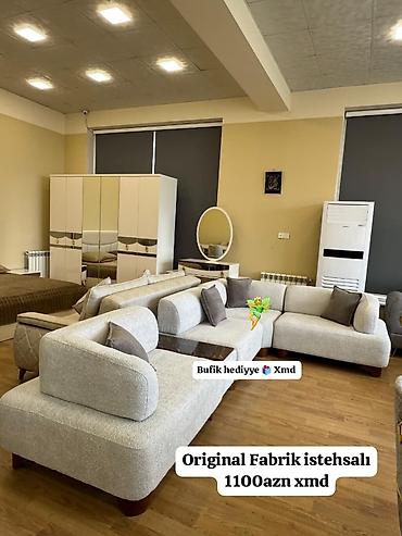yazi masa: Original fabrik istehsalı künc divan dəsti - Müasir dizaynlı, L — 1
