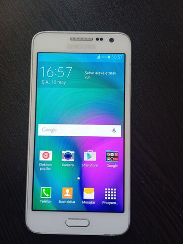 Samsung Galaxy A3, 16 GB, rəng - Ağ
