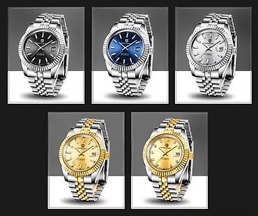 Ručni satovi: PAGANI DESIGN PD-1645 - 42m - Silver - Rolex DatejustHomage Potpuno — 7