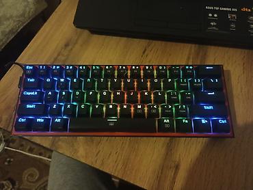 Настольные ПК и комплектующие: Redragon K617 klaviatura - 60% ölçülü, kompakt korpus – masa üzərində — 1