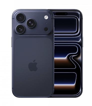 IPhone 17 Pro, Б/у, 256 ГБ, Blue Titanium, Зарядное устройство, Защитное стекло, Чехол, 99 %