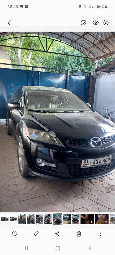 меняю на мазду: Mazda CX-7: 2007 г., 2.3 л, Механика, Бензин, Кроссовер