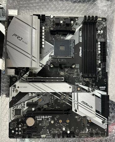 Материнские платы: Материнская плата, Б/у, ASRock, AM4, Micro-ATX, Для ПК