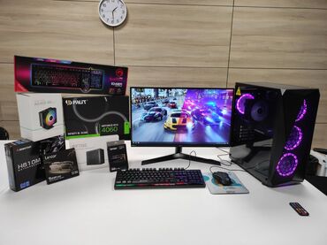 Masaüstü kompüterlər və iş stansiyaları: Gaming and Design PC Oyun kompüteri Masaüstü kompüter YENIDIR