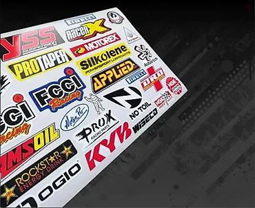 Delovi za motocikle: Nalepnice za motore Sponzori Castrol rockstar komplet-2503 📌 Opis — 5