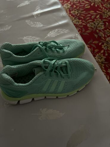 Кроссовки и спортивная обувь: Кроссовки, 37, Adidas, Б/у, цвет - Зеленый, Самовывоз