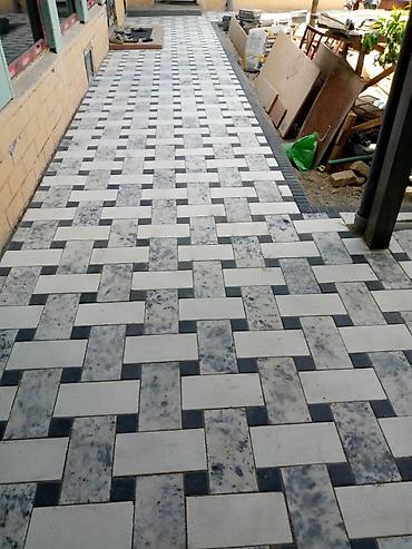 Тротуарная плитка: Тротуарная плитка (разные узоры и размеры) - Материал: вибролитая — 12