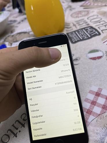 iphone 6 pulus: IPhone 6, Gümüşü, Barmaq izi — 5