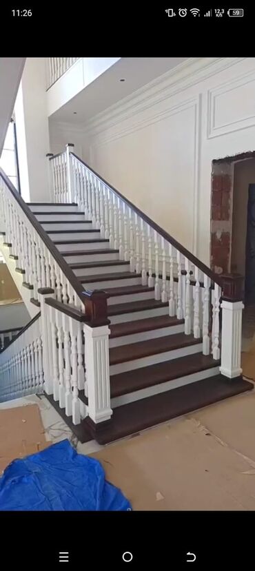 Sifarişlə digər mebel: Taxta pilləkənlərin,qapıların,stol-stulların,besetkalarln və s — 25