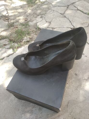 турецкие туфли на платформе: Туфли 36, цвет - Черный
