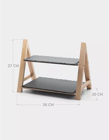 Другие аксессуары для кухни: Сервировочная Двухъярусная подставка • Деревянная подставка • Доски — 3