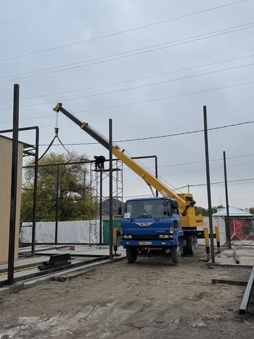 ремонт козырьков: Кран | Жаанын 21 м 5000 т. | Борттун 5000 кг