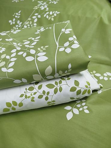 Комплекты постельного белья: Постельное бельё из сатина-жаккарда (страйп-сатин) - Материал — 7