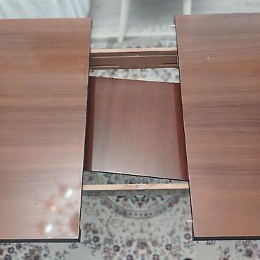 taxta biti: Oval formalı açılan yemək masası - Material: taxta üzlüklü masaüstü — 3