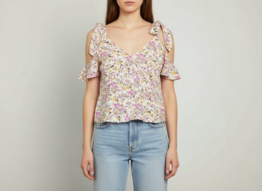 shein bluzki plus size: Reserved, Топ жіночий, розмір L