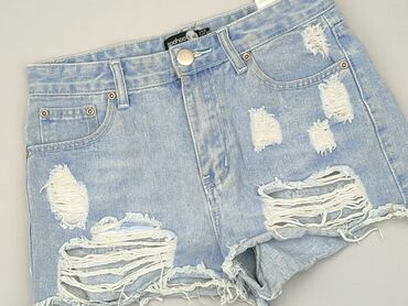 krótkie spodenki eko skóra: Shorts, Boohoo, S (EU 36), condition - Very good