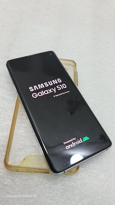 Samsung Galaxy S10, Б/у, 128 ГБ, цвет - Черный, 2 SIM