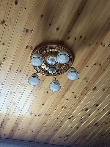 taxta listurlar: Çılçıraq, 5 lampa, Taxta — 2