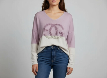 sweter w paski c a: Sweter damski, rozmiar XL