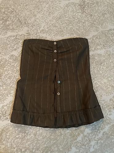 parca şalvar: Qadın üçün qaytanlı strapless top - Model: Korse tərzində strapless — 1