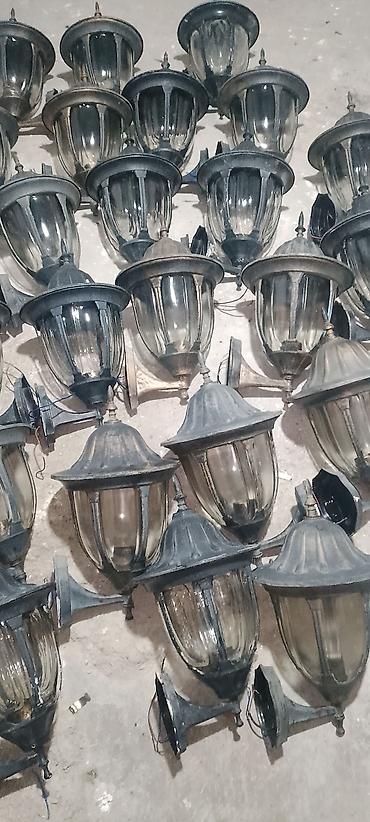 led lusteri: Klassik üslubda divara quraşdırılan açıq hava fənərləri (dekorativ — 3