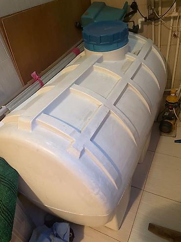 Su anbarı – horizontal plastik bak - Material: qida dərəcəli, qalın