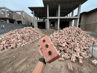 Строительный кирпич: Пустотелый, дырчатый, Жженый кирпич, Полублок, 250×120×88 — 12